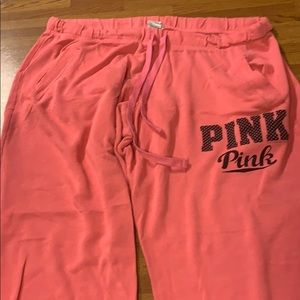 Pink Victoria secret sweatpants